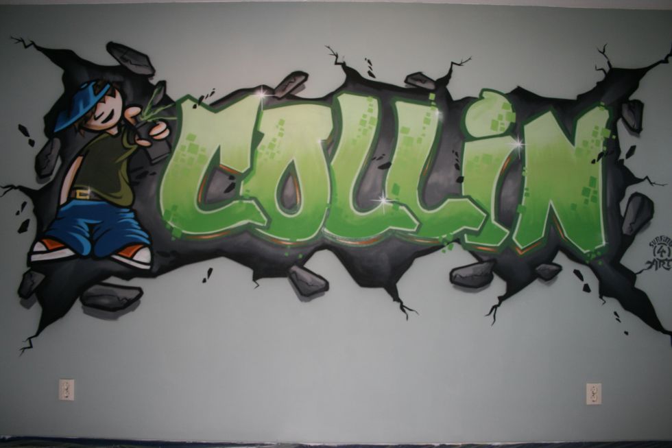 graffiti kinderkamer