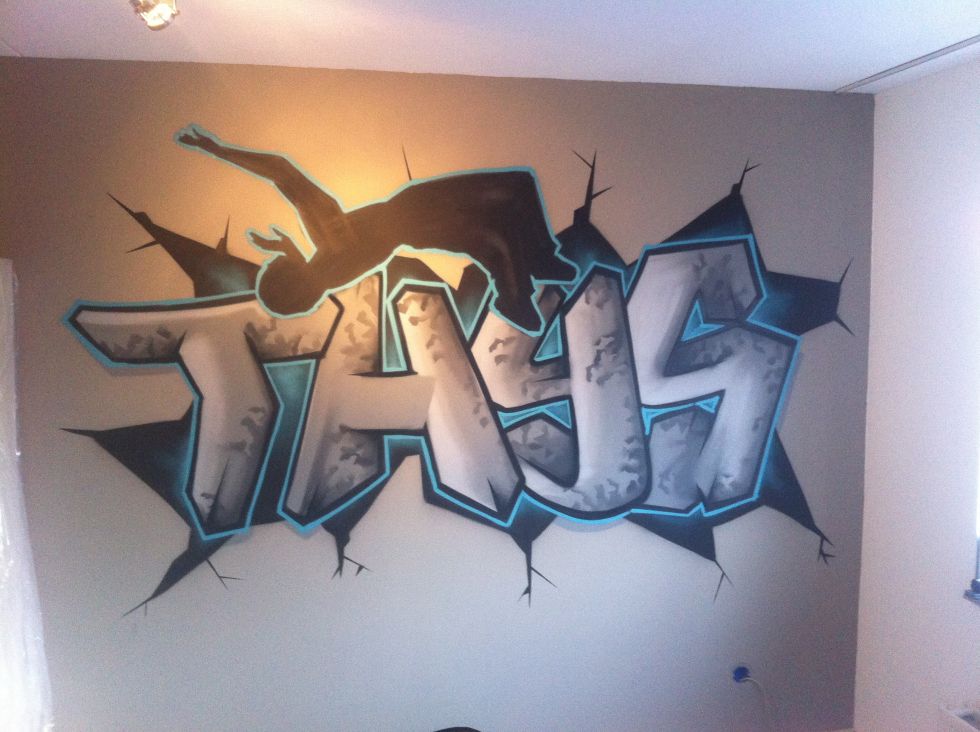 graffiti kinderkamer