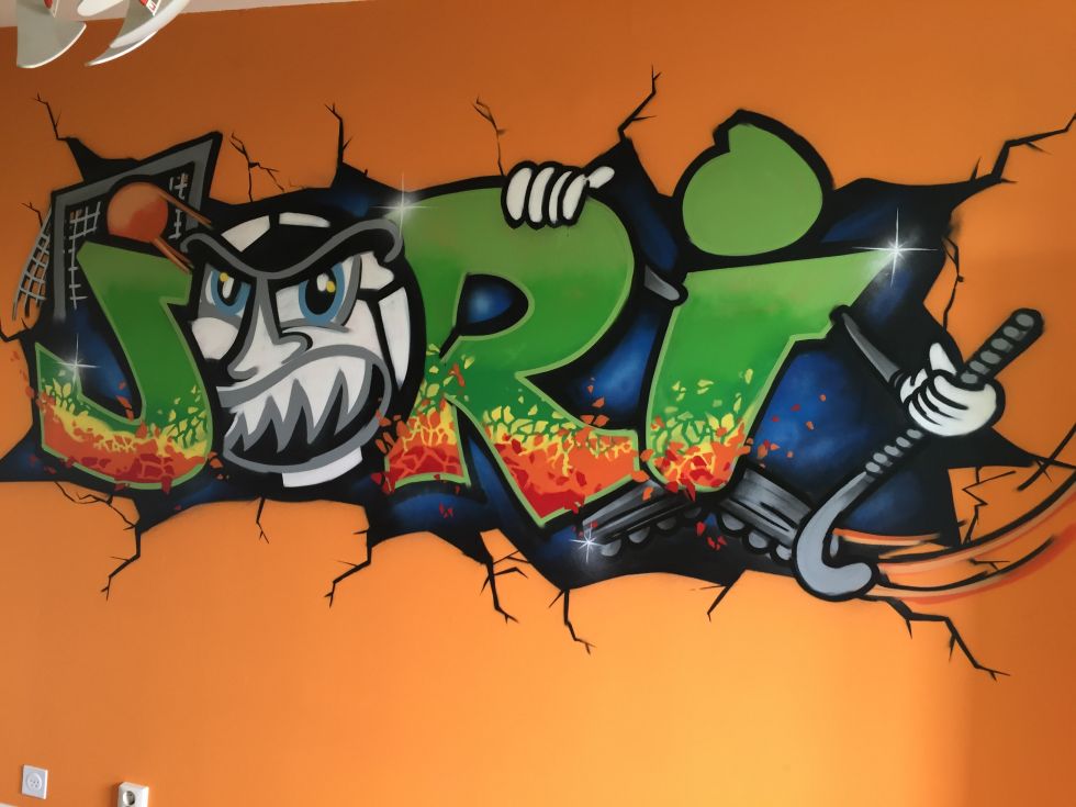 Graffiti kinderkamer