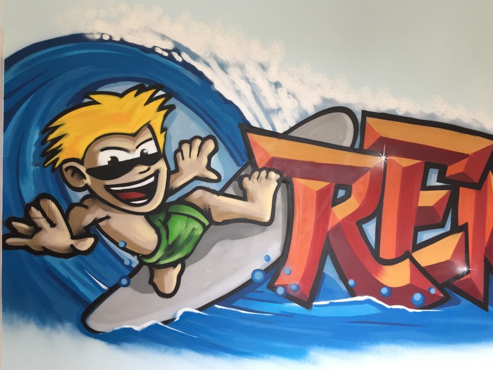 Graffiti kinderkamer