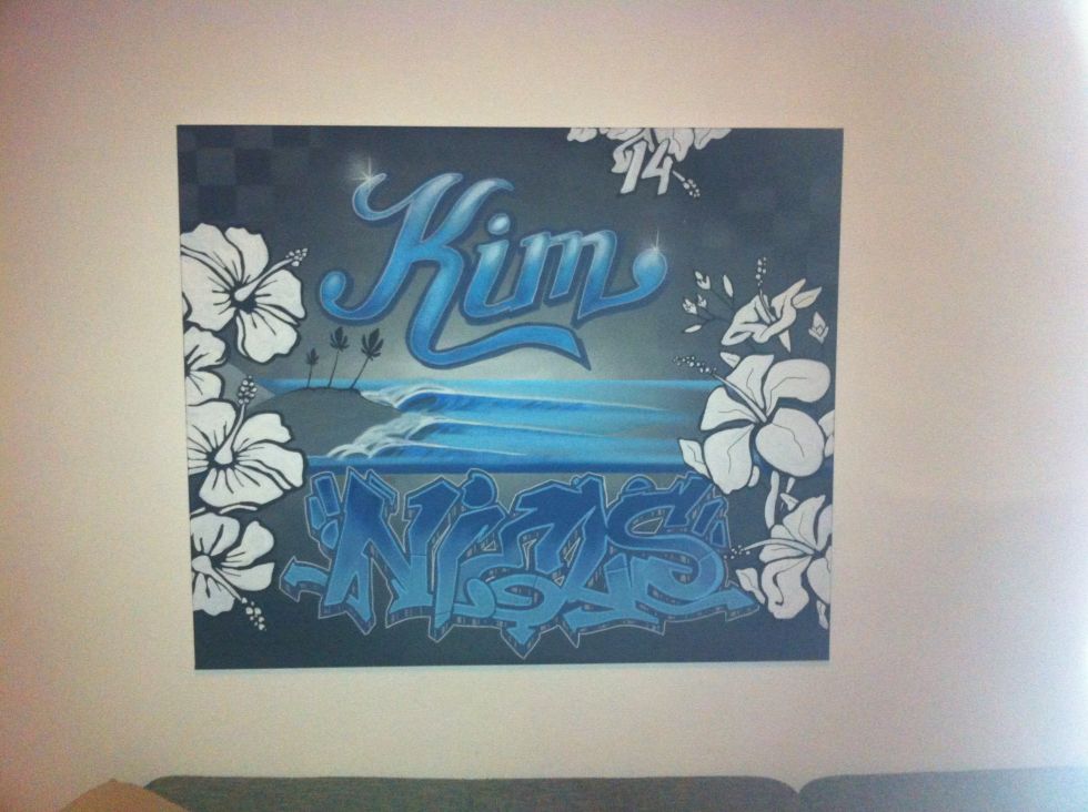 graffiti op doek